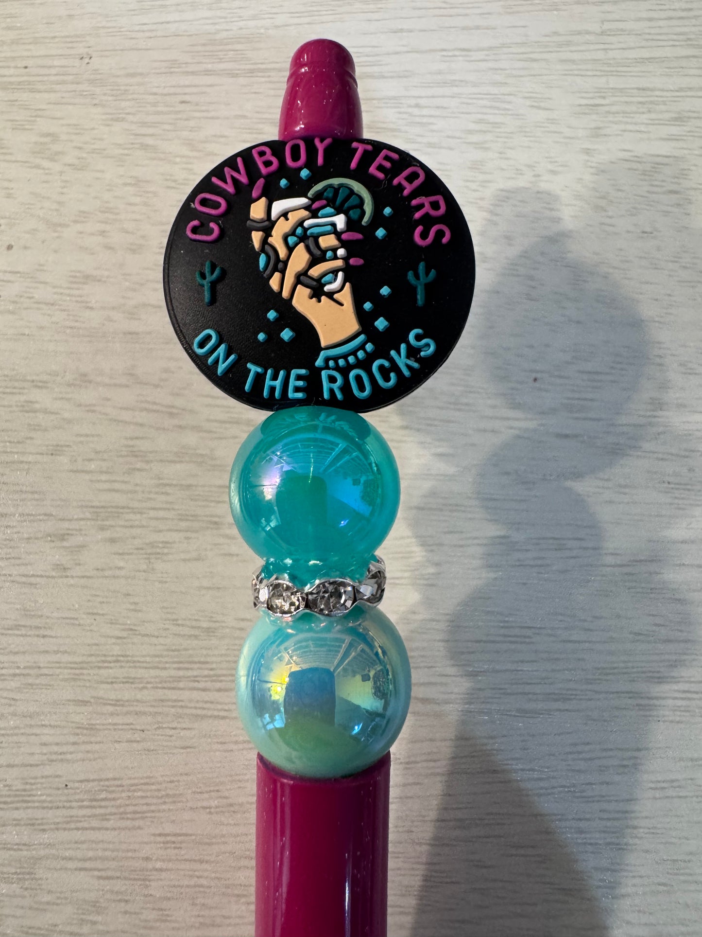 Cowboy tears on the rocks