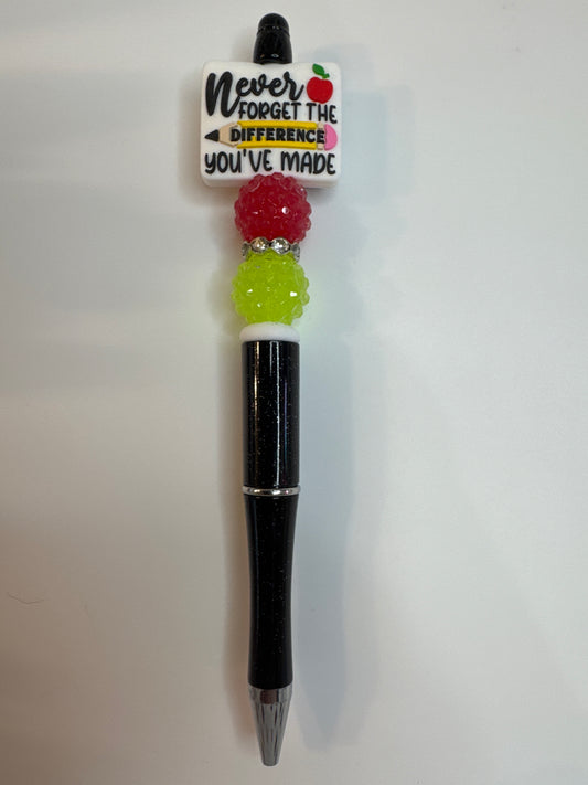 Never forget the difference you’ve made